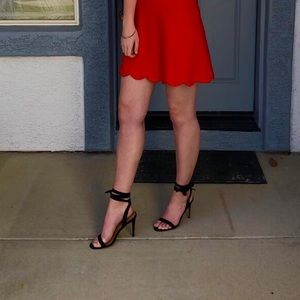 ASOS Black Lace Up Heels